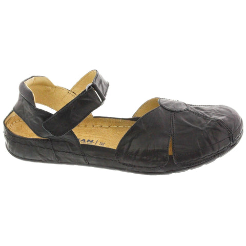 Sanosan Sanosan Sarah Clog in Crinkled Leather - Comfort Plus