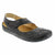 Sanosan 513741-8101-36 Sanosan Sheryl Clog in Crinkled Leather - Comfort Plus Black / EU-36